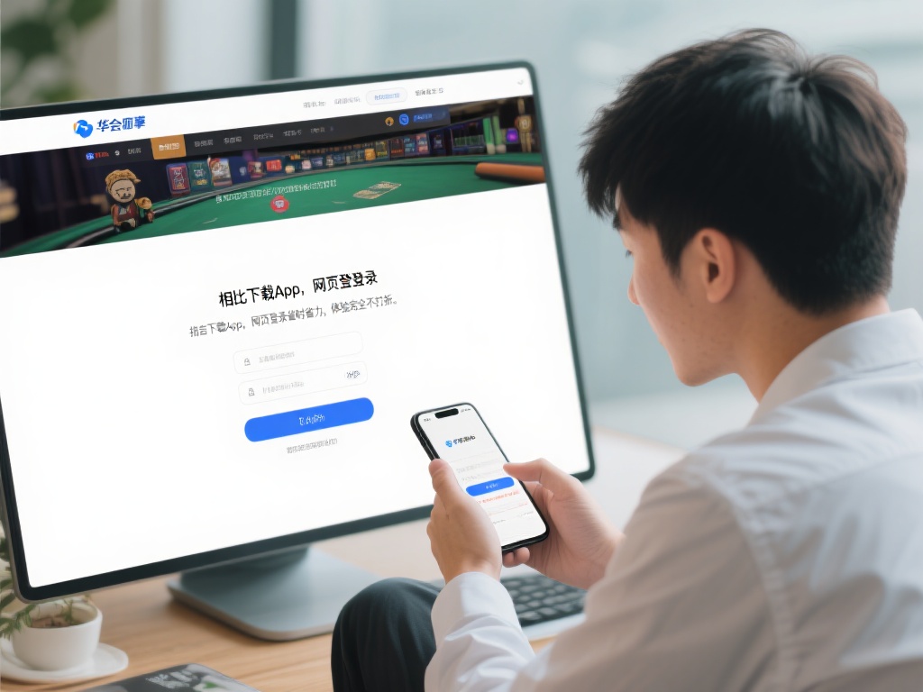 华体会网页在线登录 (华体会网页在线登录,畅享便捷游戏新体验!) 为了更直观地说明网页登录的便利性,我们来看看小李的